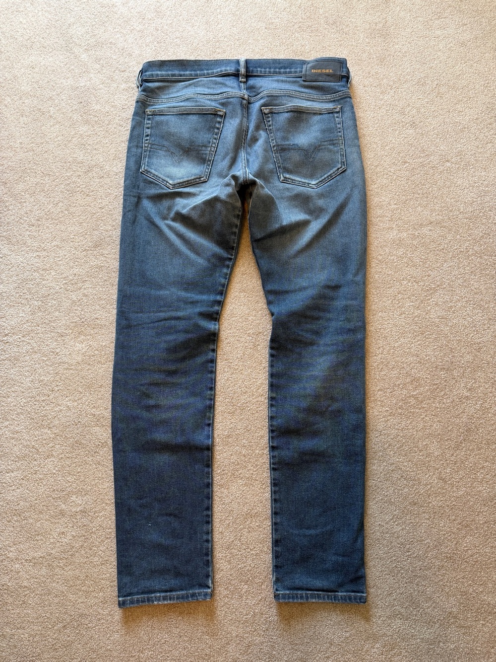 Diesel Men's Dark Blue Slim Jeans 31x30